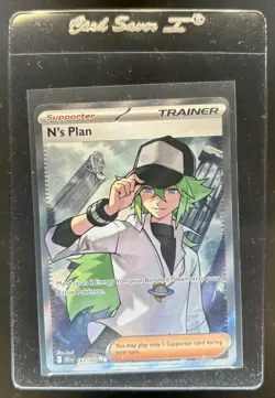 2025 Pokemon Black Bolt N's Plan Ultra Rare #163/086 - Image 1