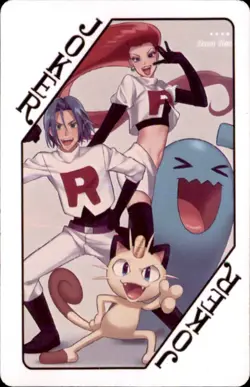 Pokemon 1000th Episode Playing Card Set Team Rocket Jessie James Joker - Image 1