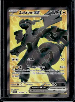 2025 Pokemon Black Bolt Zekrom ex Ultra Rare #158/086 - Image 1
