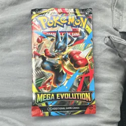 Pokemon Mega Evolution Booster Pack 10 Cards TCG Sealed OVERNIGHT SHIPPING - Image 1