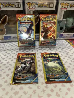 Pokemon TCG XY Primal Clash 3-CARD Booster Pack Art Set of 4 - FACTORY SEALED - Image 2