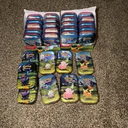 Lot Of 29 Pokemon Ascended Hero’s Mini Tins - EMPTY - Image 1