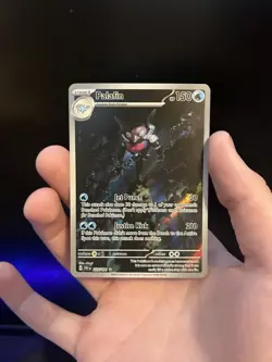 Pokemon Palafin PAF Rare Holo Stage 1 225/091 150 HP Ice Punch Justice Kick - Image 1