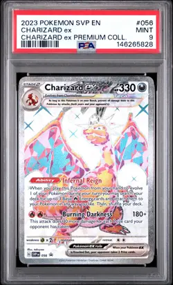 2023 POKEMON SVP PREMIUM COLLECTION PROMO #056 CHARIZARD EX PSA 9 - Image 1