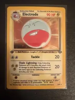 Electrode 1st Edition Jungle 2/64 Holo Pokemon TCG - Image 1