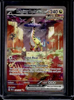 2024 Pokemon Temporal Forces Raging Bolt ex #208/162 - Image 1