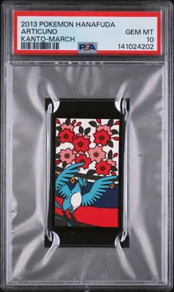 2013 POKEMON HANAFUDA KANTO MARCH ARTICUNO PSA 10 - Image 1