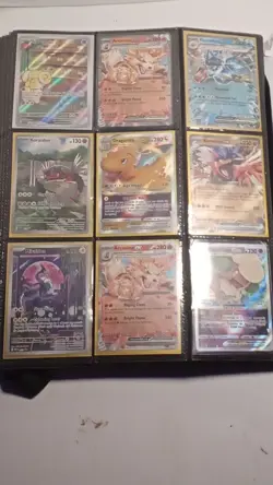 Pokemon TCG Vintage 1999 Card Lot Pikachu Charmander Foil Binder - Image 1