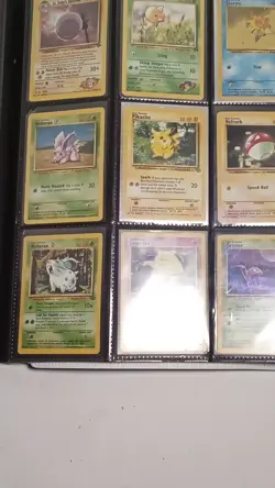 Pokemon TCG Vintage 1999 Card Lot Pikachu Charmander Foil Binder - Image 5