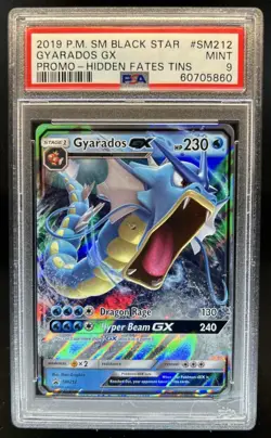 2016-19 Pokemon SM Black Star Promos Gyarados #SM212 PSA 9 - Image 1
