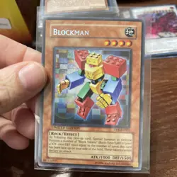 Yu-Gi-Oh Blockman DPK-ENSE1 Secret Light Play Condition Unlimited Edition - Image 1