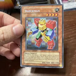 Yu-Gi-Oh Blockman DPK-ENSE1 Secret Light Play Condition Unlimited Edition - Image 2