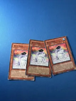 3x Yu-Gi-Oh! Dupe Frog CRMS-EN028 Crimson Crisis 1st Edition Common LP - Image 1