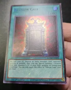 MZMU-EN023 Illusion Gate Secret Rare 1st Edition YuGiOh NM, USPS Ground Shipping - Image 2