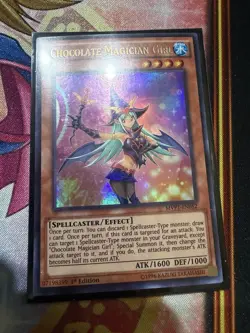 Yugioh Chocolate Magician Girl MVP1-EN052 Ultra Rare 1st Edition LP - Image 1