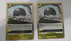 2x Kingdom Come EB01-059 Rare Foil Extra Booster: Memorial Collection English NM - Image 1