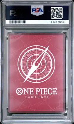 2025 ONE PIECE JPN OP14-THE AZURE SEA'S SEVEN ALT ART DRACULE MIHAWK PSA 10 - Image 2