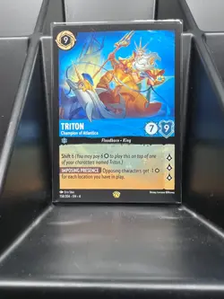 Triton - Champion of Atlantica 158/204 Legendary Ursula's Return Disney Lorcana - Image 1