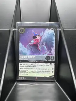 Mickey Mouse Playful Sorcerer 225/204 COLD FOIL Disney Lorcana Illumineers Quest - Image 1