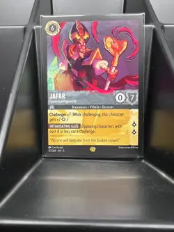 Disney Lorcana - Jafar - Tyrannical Hypnotist Legendary Shimmering Skies 172/204 - Image 1