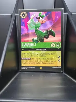 Lorcana Clarabelle, Light on Her Hooves Shimmering Skies Legendary #84/204 NM - Image 3