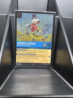 Disney Lorcana Scrooge McDuck Richest Duck in the World 154/204 EN 3 Cold Foil - Image 1