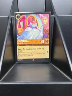 Disney Lorcana Rise of the Floodborn Cinderella Ballroom Sensation 3/204 NM MINT - Image 1