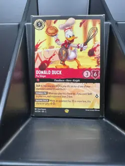 Donald Duck - Pie Slinger 107/204 Legendary Shimmering Skies Disney Lorcana NM - Image 1