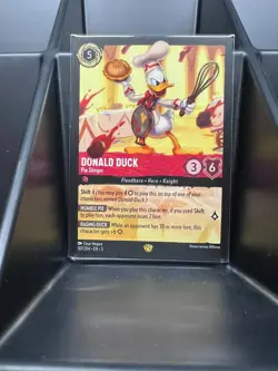 Donald Duck - Pie Slinger 107/204 Legendary Shimmering Skies Disney Lorcana NM - Image 3