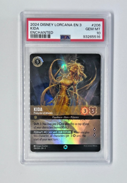 Disney Lorcana - Kida #206 - Protector Of Atlantis Enchanted - PSA 10 - Image 1