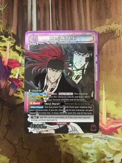 Union Arena TCG - Renji Abarai - UE01BT/BLC-1-047 SR - NM - Image 1