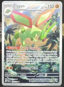 Pokemon TCG Flygon 101/094 Me02: Phantasmal Flames Illustration Rare Holo Card - Image 1