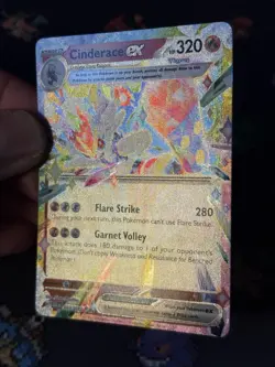 Pokemon Cards Cinderace ex 028/142 Ultra Rare Stellar Crown - (NM) - Image 3