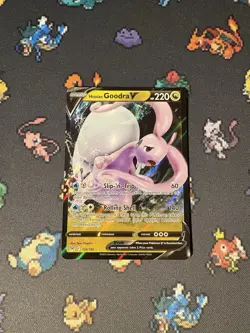 Pokemon Cards Hisuian Goodra V 135/196 Ultra Rare Lost Origin - (NM) - Image 1