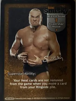 Gene Snitsky Superstar Cards WWE WWF Raw Deal TCG CCG NM - Image 1