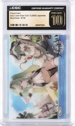2025 AZUR LANE CLEAR COLLECTION VOL. 5 #139 VISUAL CARD CGC 10 PRISTINE - Image 1