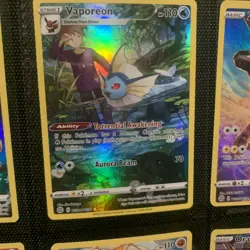 Pokemon 9 Card Lot Holo Trainer Gallery NM – Fast Ship Zekroom Vaporeon Houndoom - Image 3
