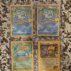 Pokemon TCG Celebrations 4 Card Lot - Image 1