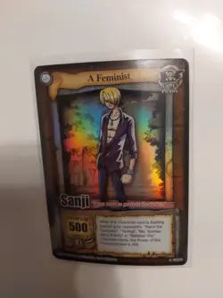 Bandai One Piece CCG Card Sanji A Feminist Holo - Image 2