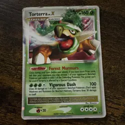 Torterra LV X DP09 Pokemon Promo Card Diamond and Pearl Holo - Image 1