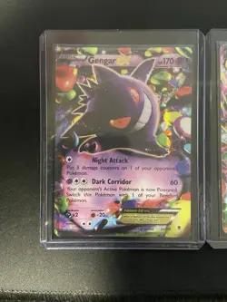 Gengar EX & Mega Gengar EX Holo Lot Pokemon TCG XY Phantom Forces Cards - Image 3