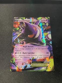 Gengar EX & Mega Gengar EX Holo Lot Pokemon TCG XY Phantom Forces Cards - Image 4