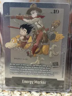Dragon Ball Super Fusion World Energy Marker E-43 Manga Booster Card No. 19 - Image 1