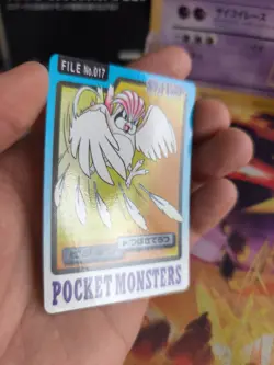 Pokemon Karte Card Pocket Monsters Carddass 1997 japanese Pidgeotto NM- Tauboga - Image 3