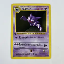 Pokemon Cards: Base Set 1st Edition Uncommon: Haunter 29/102 - Image 1