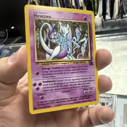 Mewtwo #12 Black Star Promo 2000 Wizards of The Coast (WoTC) MP Pokemon TCG Card - Image 2