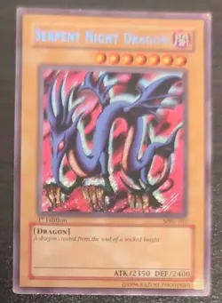 Serpent Night Dragon #MRL-103 Yugioh Secret Rare Card 1st Edition MP - Image 3