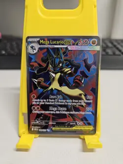 Pokemon TCG Mega Lucario EX Full Art Holo Card 160/132 Ultra Rare Mega Evolution - Image 1