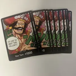 One Piece - OP13 - DON!! Card (Gol.D.Roger) - Holo DON!! 10 Copies - Image 1