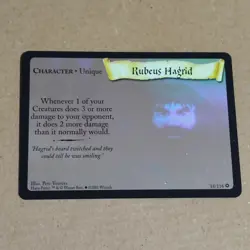 Rubeus Hagrid Base Set 18/116 Harry Potter TCG Card - Image 1